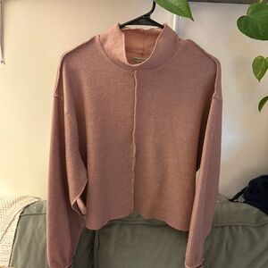 Urban Outfitters Mauve Cropped Sweater